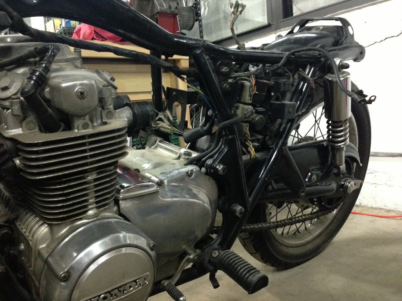 Removed Carbs and Air Box