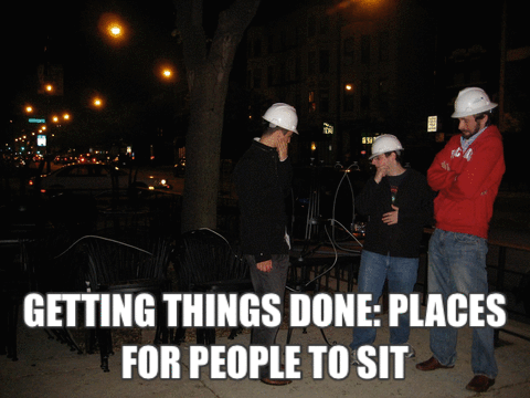 Getting Things Done: Places For People to Sit