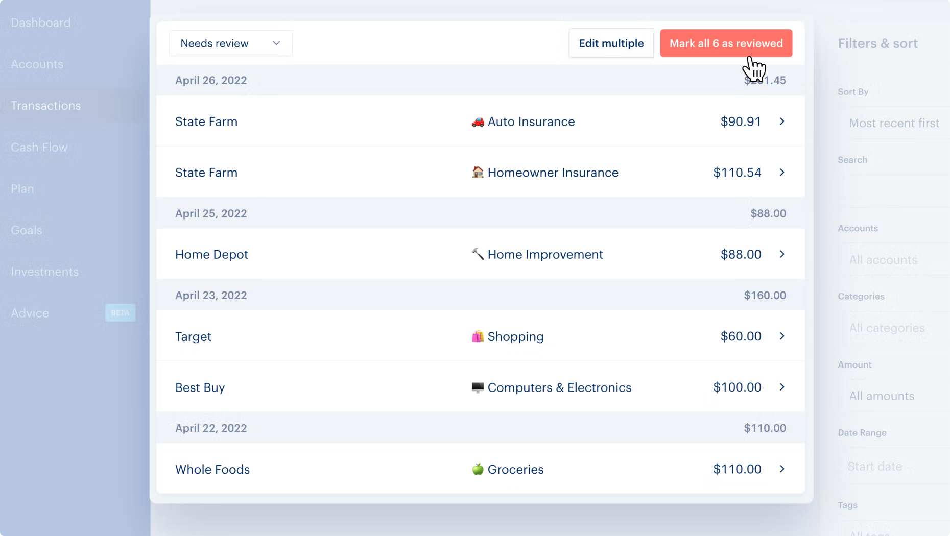 Monarch Transaction Review